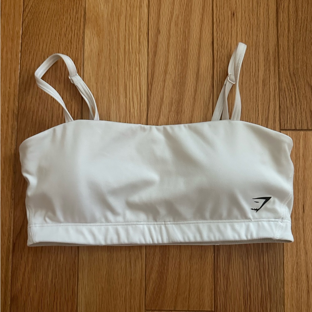 BANDEAU SPORTS BRA - white